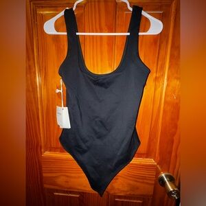 Good American Black Bodysuit